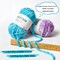 Fuzzy Chunky Chenille Yarn for Crocheting,Soft Plush Yarns for Hand Knitting,Bulky 100 g(49.2 yd) Baby Blanket Yarn for Crocheting Amigurumi,Crochet Fluffy Velvet Yarns (Light Green)